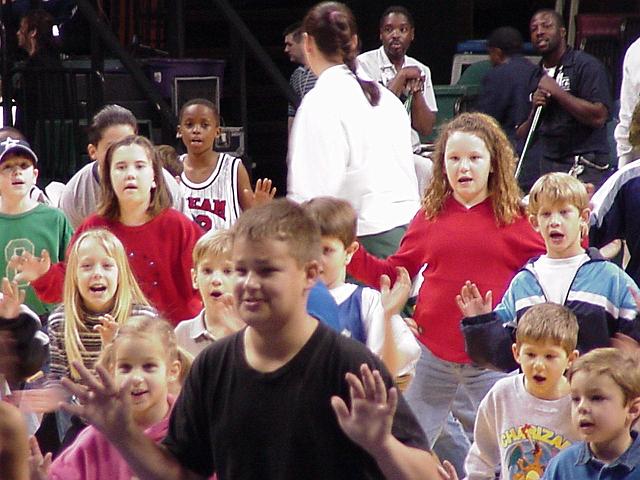 Pre-game clinic Sara Mills and Stephanie Williams.JPG